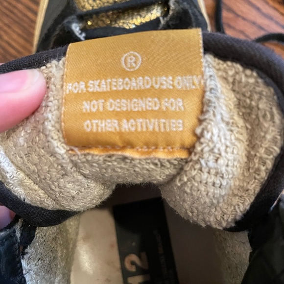 golden goose high top sneakers black and gold - Picture 8 of 8